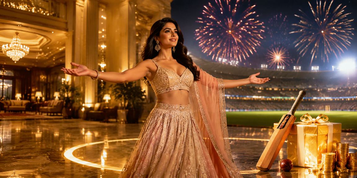 India cricket betting app with Bollywood style theme showing active players